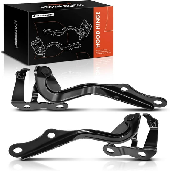 A-Premium Front Driver and Passenger Hood Hinges Compatible with Toyota Yaris 2007-2012 Sedan, Front Left and Right Side, 2-PC Set, Replace# 5342052240, 5341052240