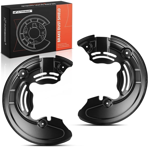 A-Premium Front Driver and Passenger Side Brake Dust Shield Compatible with Ford and Lincoln Models - F-150 F150 2010-2020, Expedition 2007-2021, Navigator 2007-2023
