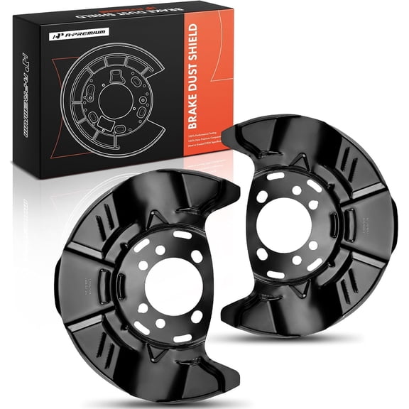 A-Premium Front Driver and Passenger Side Brake Dust Shield Compatible with Subaru Forester 2008-2018, Impreza 2008-2016, Crosstrek 2016-2017, XV Crosstrek 2013-2015, 2-PC Set