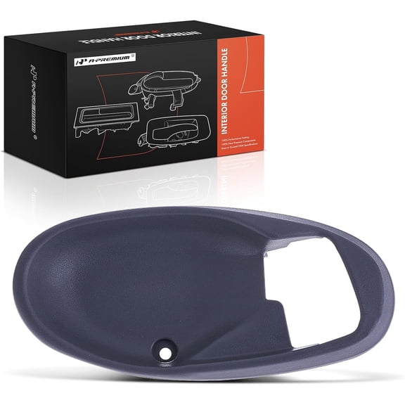 A-Premium Front Driver or Passenger Side Interior Door Handle Bezel Compatible with Dodge Avenger 1995-1998 & Chrysler Sebring 1995-1998 & Mitsubishi Eclipse 1995-1997 & Eagle Talon 1995-1996, Gray