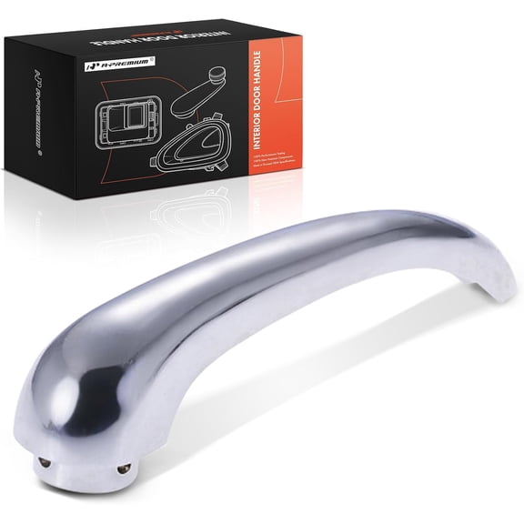 A-Premium Front Driver or Passenger Side Interior Door Handle Compatible with Mack DM 1981-2006, DMC 1981-1982 1984-1986, DMM 1981-2003, R 1981-1991, RB 1989-2005, RD, RW, RWL, RWS, Chrome