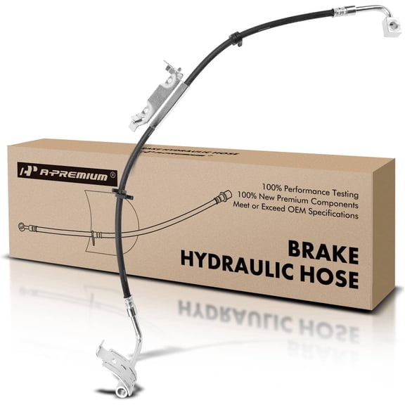 A-Premium Front Driver Side Brake Hydraulic Hose Compatible with Jeep Models - Wrangler 2011-2017, Wrangler JK 2018