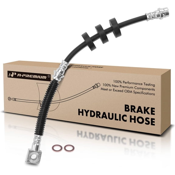 A-Premium Front Driver Side Brake Hydraulic Hose Compatible with Select Ford Models - Focus 2008-2011, Taurus X 2008-2009 - Replace# AS4Z2078A