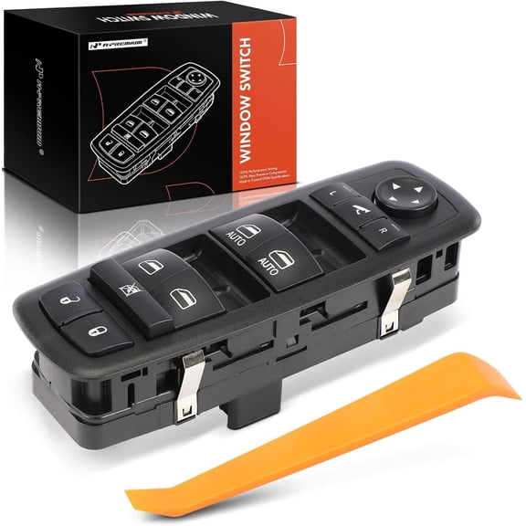 A-Premium Front Driver Side Master Power Window Switch Compatible with Chrysler Town & Country & Dodge Grand Caravan 2008 2009 2010 2011, Replace# 4602536AD, 4602536AE