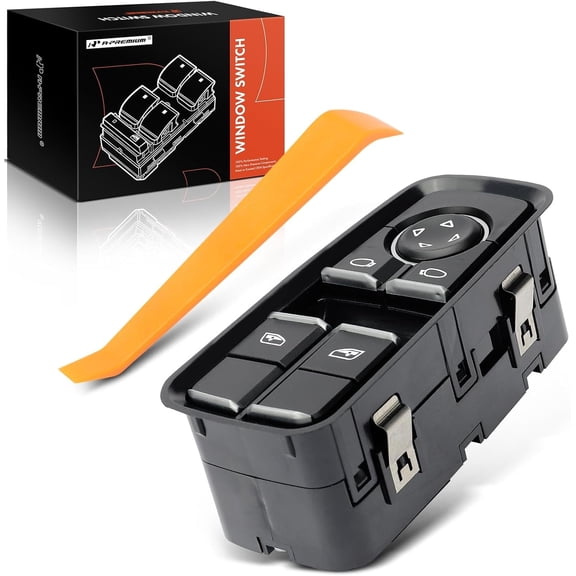A-Premium Front Driver Side Master Power Window Switch Compatible with Porsche 911 2012-2019, Boxster 2013-2016, Cayman 2014-2016, 718 Boxster/Cayman 2017-2019, Replace# 99161315102DML, 99161315102