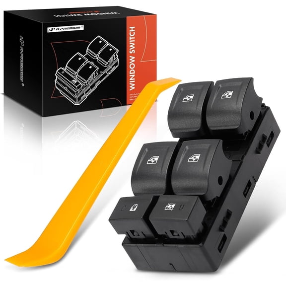 A-Premium Front Driver Side Master Power Window Switch Compatible with Chevrolet Tahoe, Suburban & GMC Yukon, Yukon XL, 2015-2020