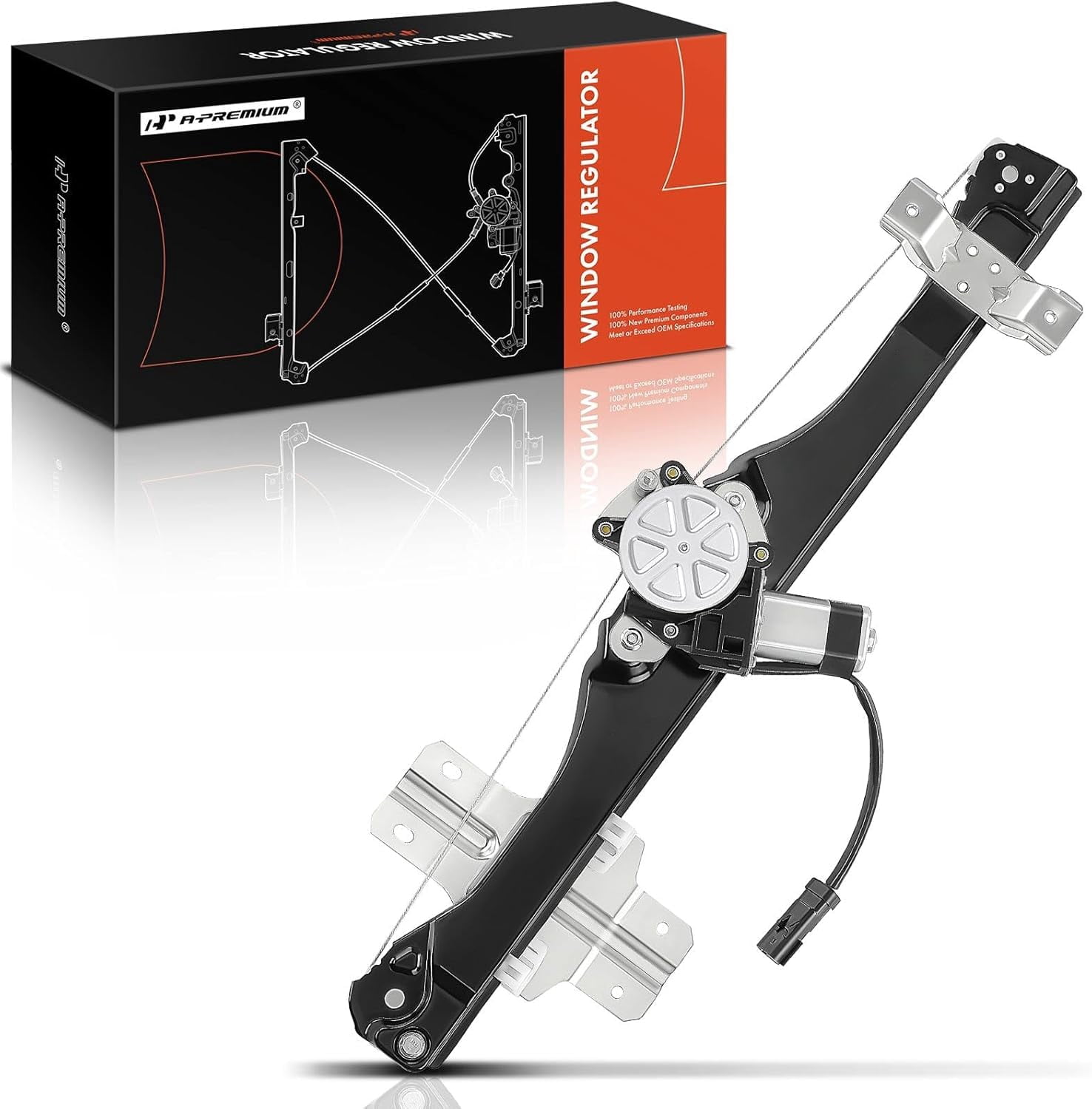 Traverse Windows A-Premium Front Driver Side Power Window Regulator with 2-Pin Motor ...