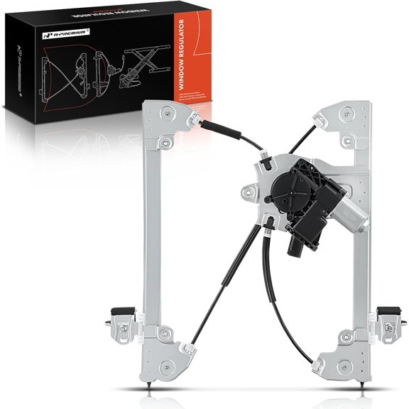 A-Premium Power Window Regulator Front Driver Side Compatible with Chevy Cruze 2011 2012 2013 2014 2015, Cruze Limited 2016 - with 7 Pins Motor(with Auto Up and Down Function), Replaces # 94532757