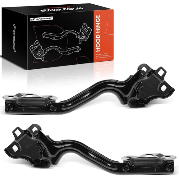 A-Premium Front Driver and Passenger Hood Hinges Compatible with Chevrolet Corvette 2020 2021 2022 2023, Front Left and Right Side, 2-PC Set