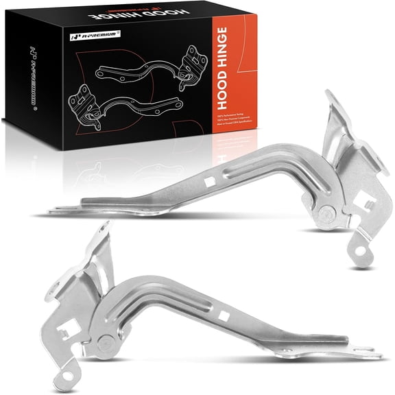 A-Premium Driver and Passenger Hood Hinges Compatible with Lincoln MKZ 2007-2012 Sedan, Zephyr 2006 Sedan, Set of 2 Front Left and Right Side Hood Hinges