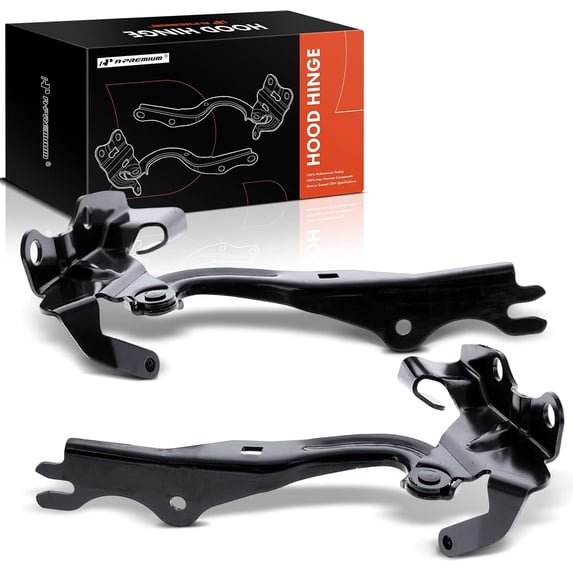 A-Premium Front Driver and Passenger Hood Hinges Compatible with Mazda 5 2006 2007 2008 2009 2010, Front Left and Right Side, 2-PC Set