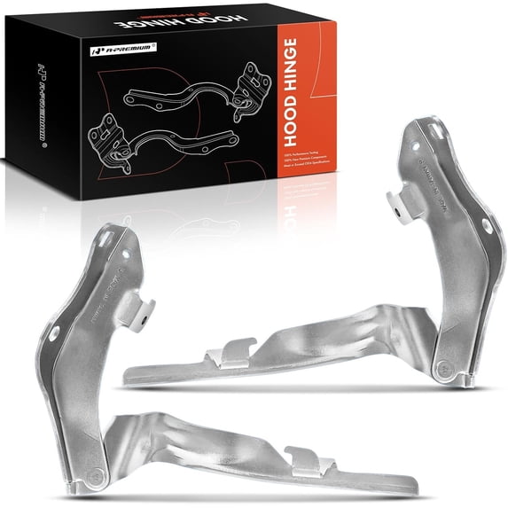 A-Premium Front Driver and Passenger Hood Hinges Compatible with Nissan 350Z 2003-2009, Front Left and Right Side, 2-PC Set