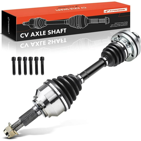A-Premium Front Driver or Passenger Side CV Axle Shaft Assembly Compatible with Volkswagen Touareg 2004-2010 Audi Q7 2007-2010 Porsche Cayenne