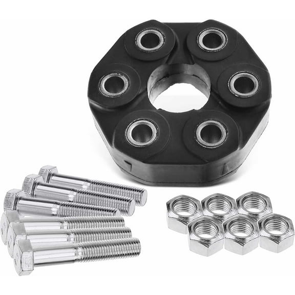 A-Premium Front Driveshaft Coupler Flex Joint Compatible with Audi A3 Quattro 2006-2007, TT Quattro 2000-2006 & Volkswagen Golf 2004, with Bolts and Accessory, Replace# 1J0521127A