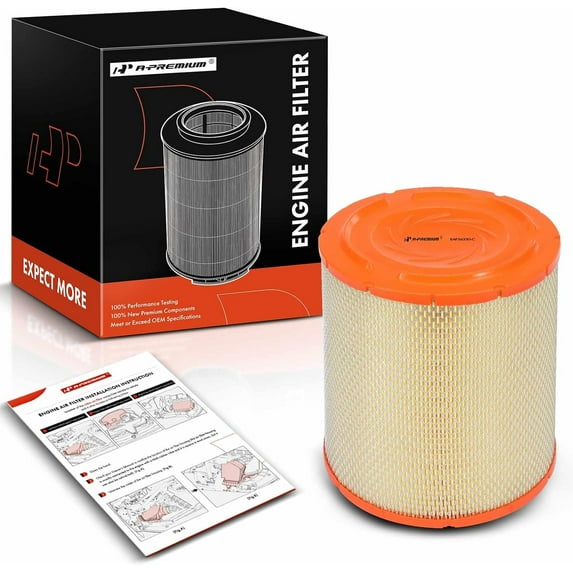 A-Premium Front Engine Air Filter Compatible with Chevrolet LCF 3500, LCF 4500, LCF 4500HD, LCF 4500XD, LCF 5500HD, W3500 Tiltmaster, W4500 Tiltmaster & GMC W3500 W4500 W5500Forward
