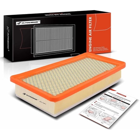 A-Premium Front Engine Air Filter Compatible with Chrysler 200 2015 2016 2017 Flexible Panel Replace# 68245454AA