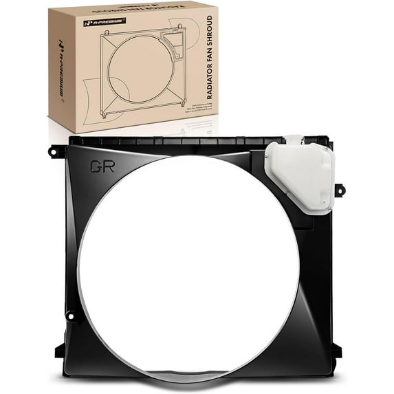 A-Premium Front Engine Radiator Cooling Fan Shroud with Expansion Coolant Tank Compatible with Toyota Tacoma 2005-2015 V6 4.0L, Replace# 167110P020