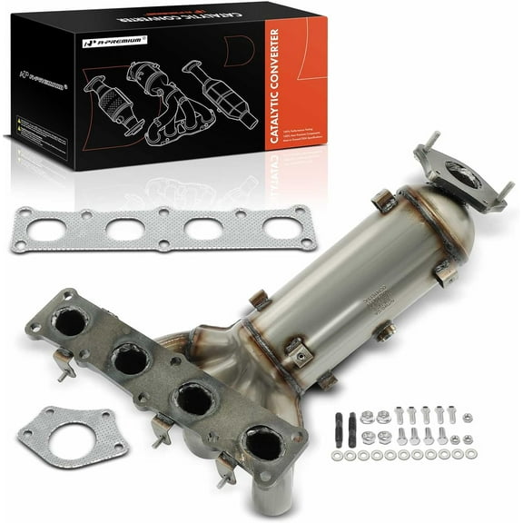 A-Premium Front Exhaust Manifold Catalytic Converter Kit Direct-Fit Compatible with Jeep Cherokee, Renegade & Chrysler 200 & Ram ProMaster City & Dodge Dart & Fiat 500X, 2.0L 2.4L, EPA Compliant