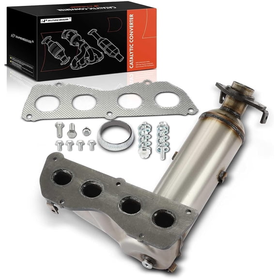 A-Premium Front Exhaust Manifold Catalytic Converter Kit Direct-Fit Compatible with Toyota Camry 2012 2013 2014 2.5L, EPA Compliant, Replace# 250510V040