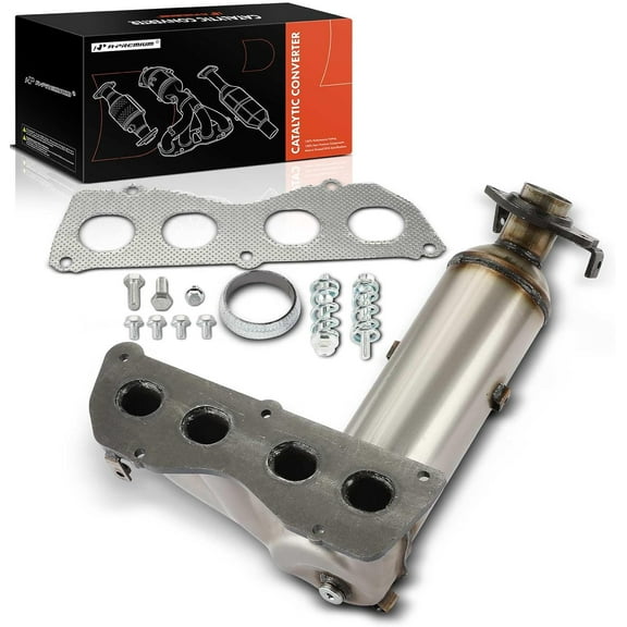 A-Premium Front Exhaust Manifold Catalytic Converter Kit Direct-Fit Compatible with Toyota Camry 2012 2013 2014 2.5L, EPA Compliant, Replace# 250510V040