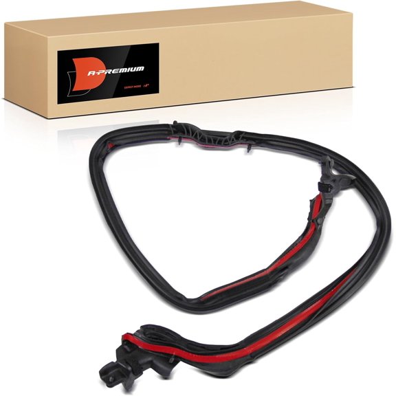 A-Premium Front Hardtop Roof Molding Trim Weather Stripping Compatible with Jeep JK/JL Series Wrangler 2011 2012 2013 2014 2015 2016 2017 2018, Header Hardtop