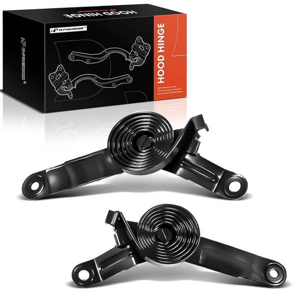 A-Premium Front Hood Hinges Compatible with Chevrolet Silverado 1500/Silverado 2500 HD/Silverado 3500 HD 2007-2013 & GMC Sierra 1500/Sierra 2500 HD/Sierra 3500 HD 2007-2013, 2-PC Set