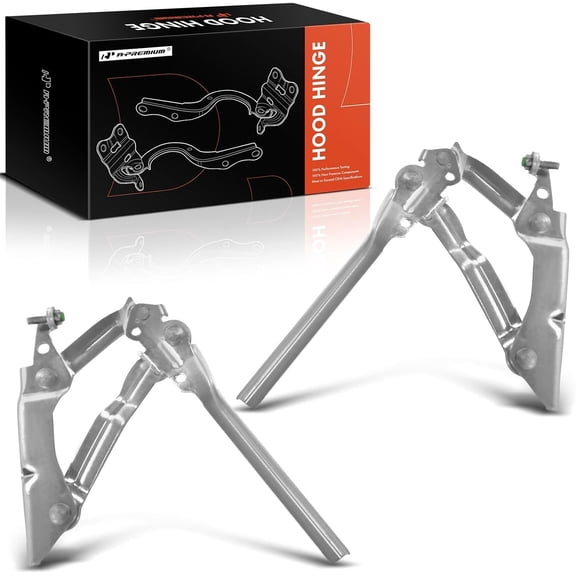 A-Premium Front Hood Hinges Compatible with Volkswagen Jetta 2005-2014, Golf 2010-2014, Golf R 2012-2013, GTI 2006-2014, Rabbit 2006-2009, Replace# 1KM823302, 1KM823301