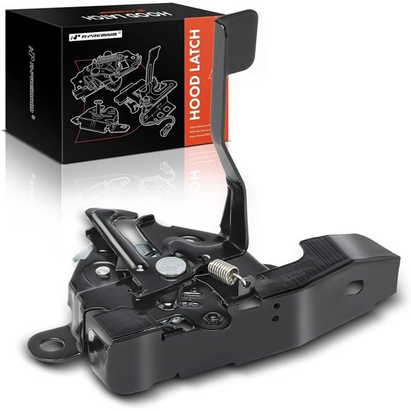 A-Premium Front Hood Latch Assembly Compatible with Toyota Vehicles - Corolla 2014 2015 2016 2017 2018 2019 with Keyless Entry, Front Hood Lock - Replace# 5351002510, 53510-02510