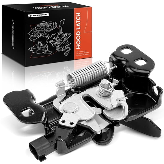 A-Premium Front Hood Latch Lock Assembly Compatible with Jeep & Dodge Vehicles - WK2 Series Grand Cherokee, Durango, Challenger, 2011 2012 2013 2014 2015, Front Hood Lock