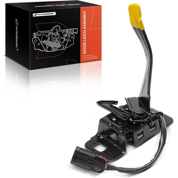 A-Premium Front Hood Latch Lock Assembly Compatible with Chevrolet Vehicles - Equinox 2018 Sport Utility, with Sensor, Front Hood Lock