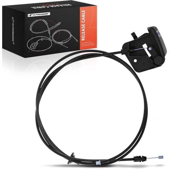 A-Premium Front Hood Latch Release Cable with Handle Compatible with Chevrolet Malibu 1997-2003,Classic 2004-2005 & Oldsmobile Cutlass 1997-1999, Alero 1999-2004 & Pontiac Grand Am 1999-2005, 72 Inch