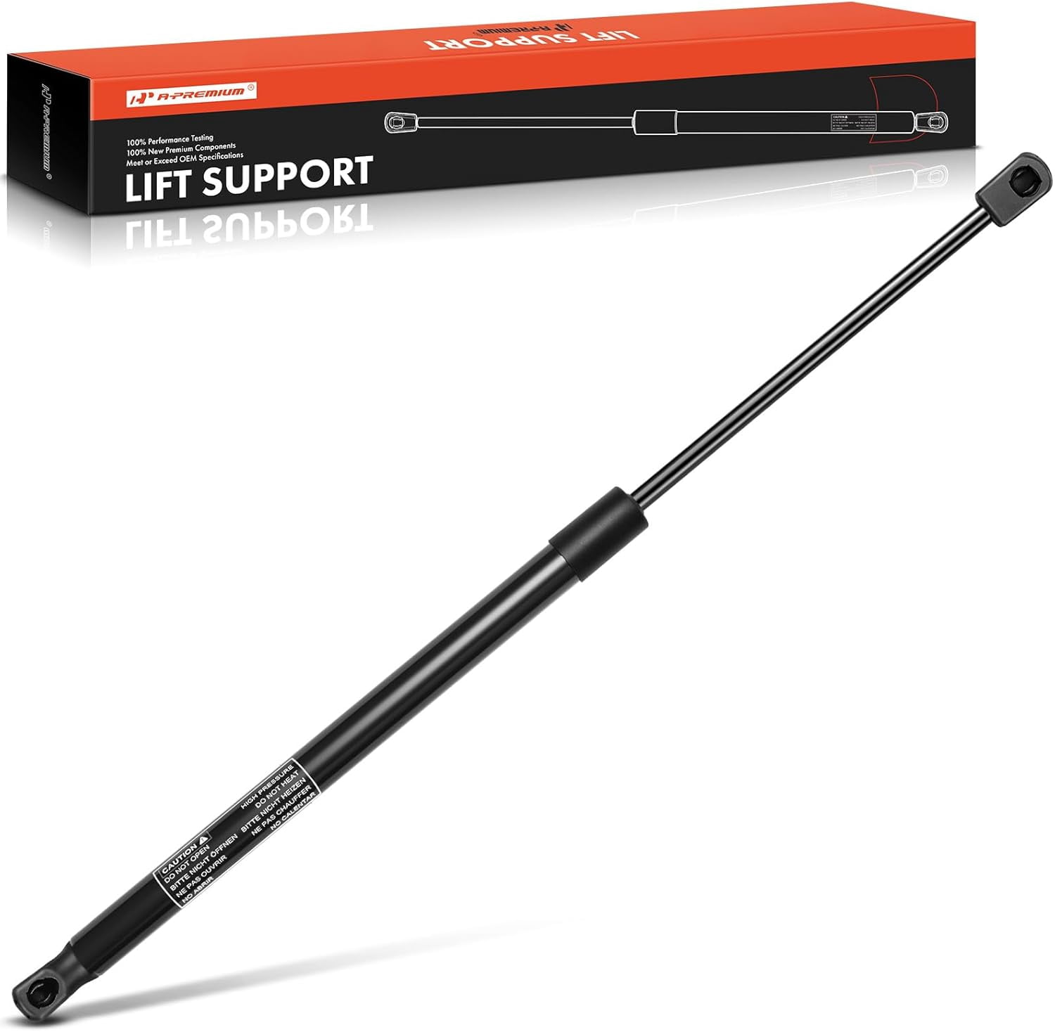 A-Premium Front Hood Lift Support Gas Spring Strut Compatible with Chevrolet Corvette 1988-1996