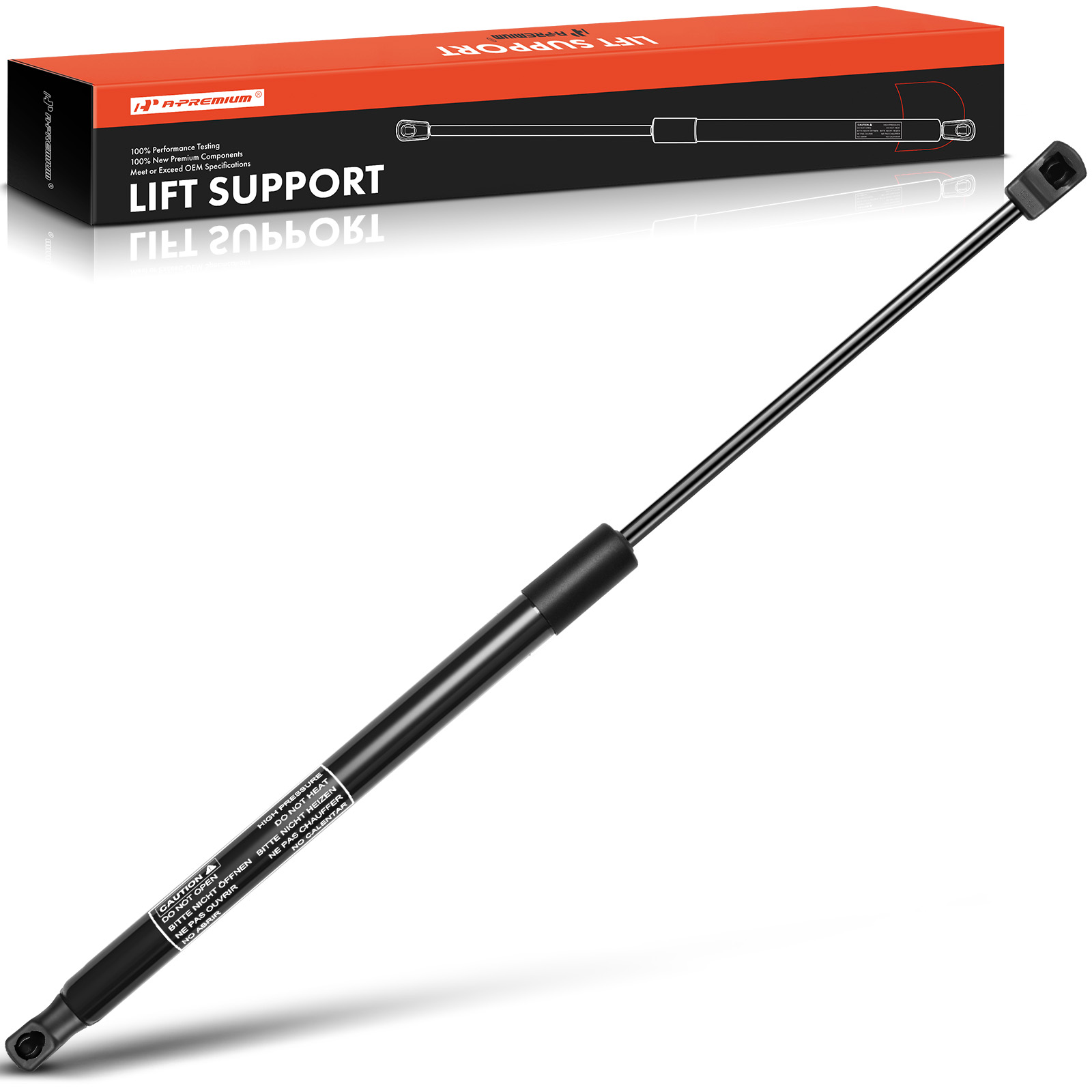 2-Piece Front Hood Lift Supports For Volvo S60, S80, V70, XC70 - Gas Struts 10 thumbnail image
