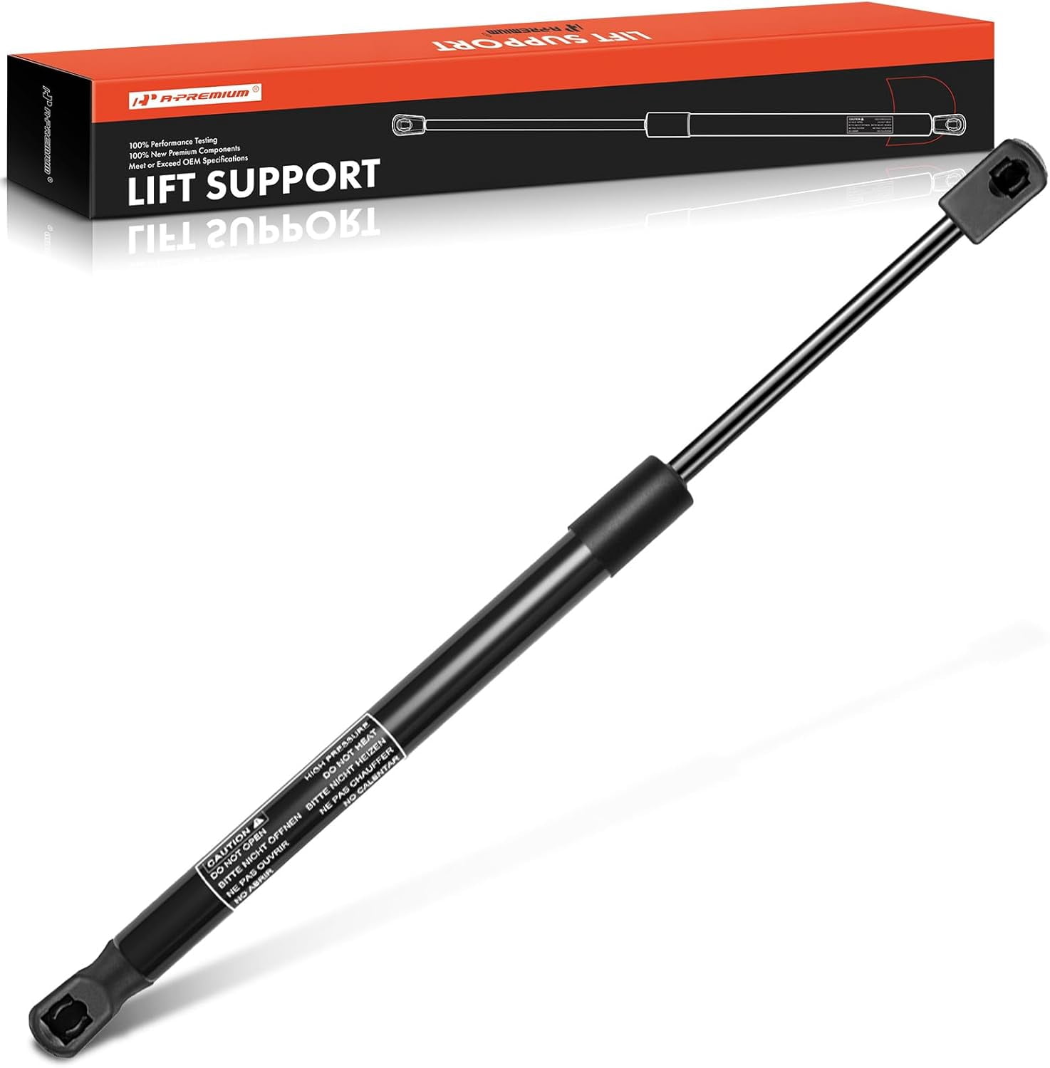 A-Premium Front Hood Lift Supports Gas Spring Struts Compatible with Chevrolet Equinox 2010-2015 GMC Terrain 2010-2015