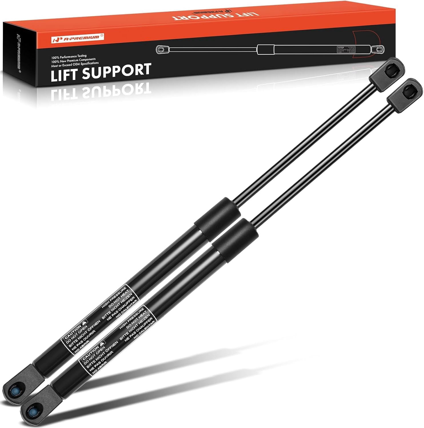 A-Premium Front Hood Lift Supports Gas Spring Struts Compatible with Ford F-250/F-350/F-450/F-550 Super Duty 2011 2012 2013 2014 2015 2016 2-PC Set