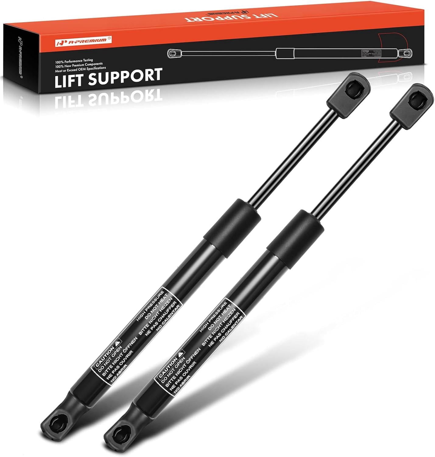 A-Premium Front Hood Lift Supports Shock Struts Compatible with BMW 528i 535i 550i xDrive 640i 650i Gran Coupe (Without Pedestrian Protection) 2-PC Set Fits select: 2011 BMW 535 XIGT