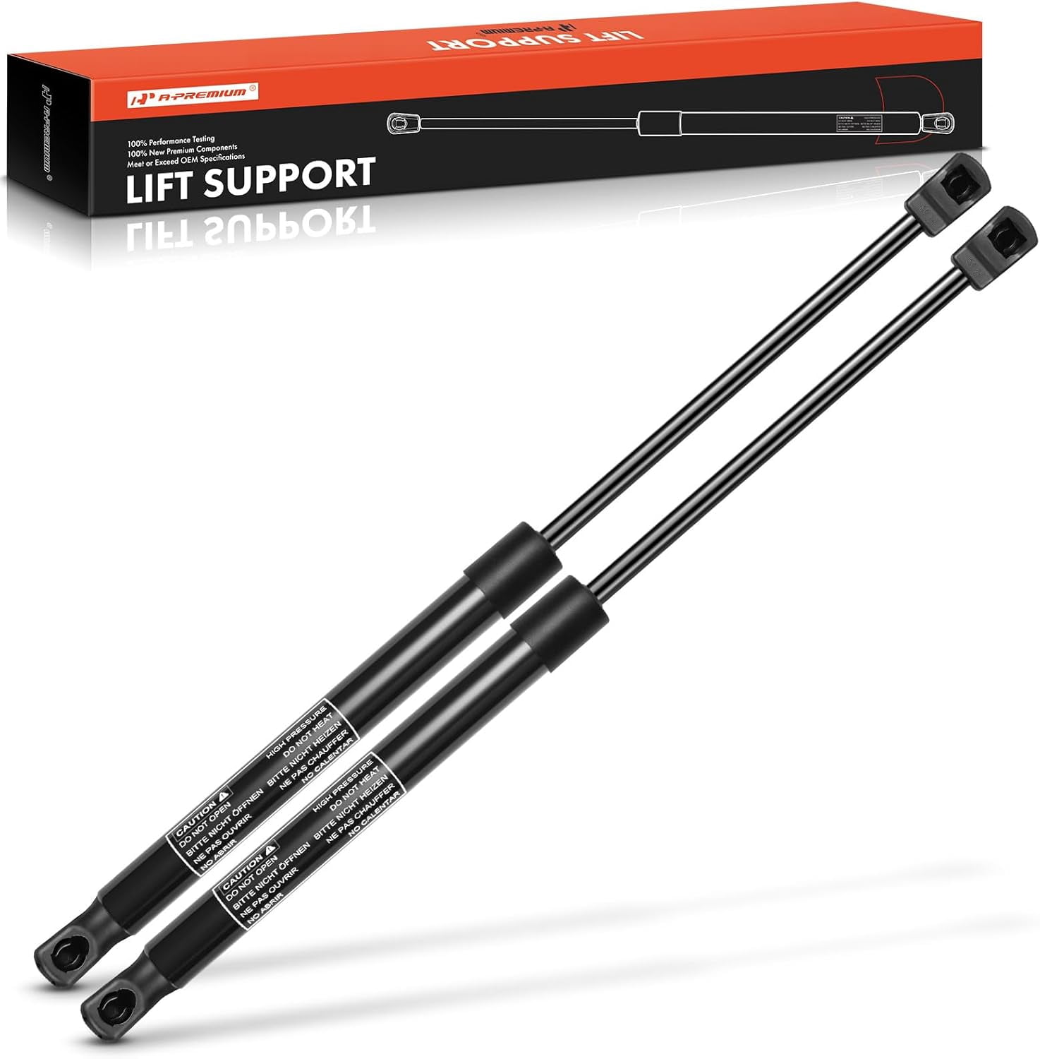 A-Premium Front Hood Lift Supports Shock Struts Compatible with Select Acura Models - RLX 2014-2020 Sedan - Replace# 74145TY2A01, 74195TY2A01(2PC Set)