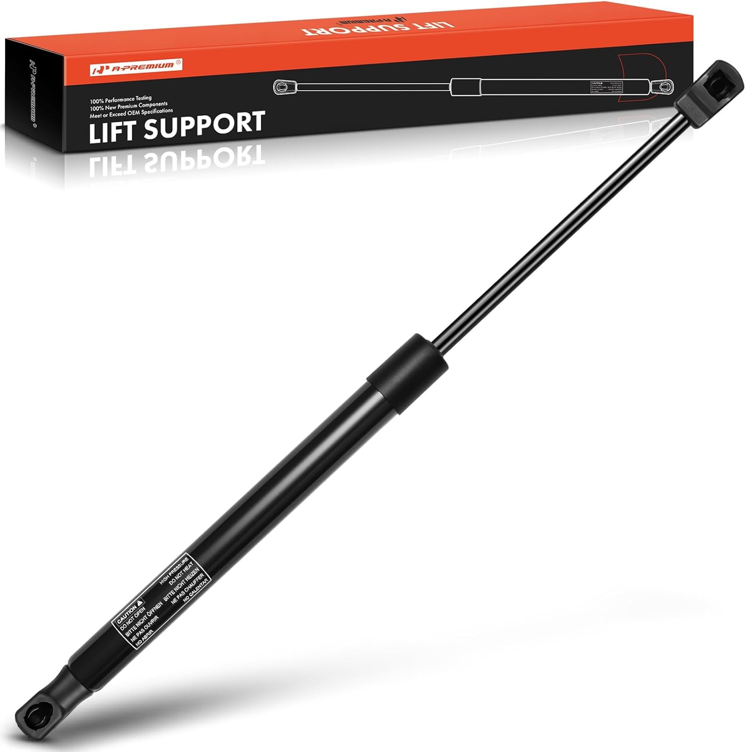 A-Premium Front Hood Lift Supports Shock Struts Compatible with Select Lincoln Models - MKZ 2013 2014 2015 2016 2017 2018 2019 2020 Sedan - Replace# DP5Z16C826A