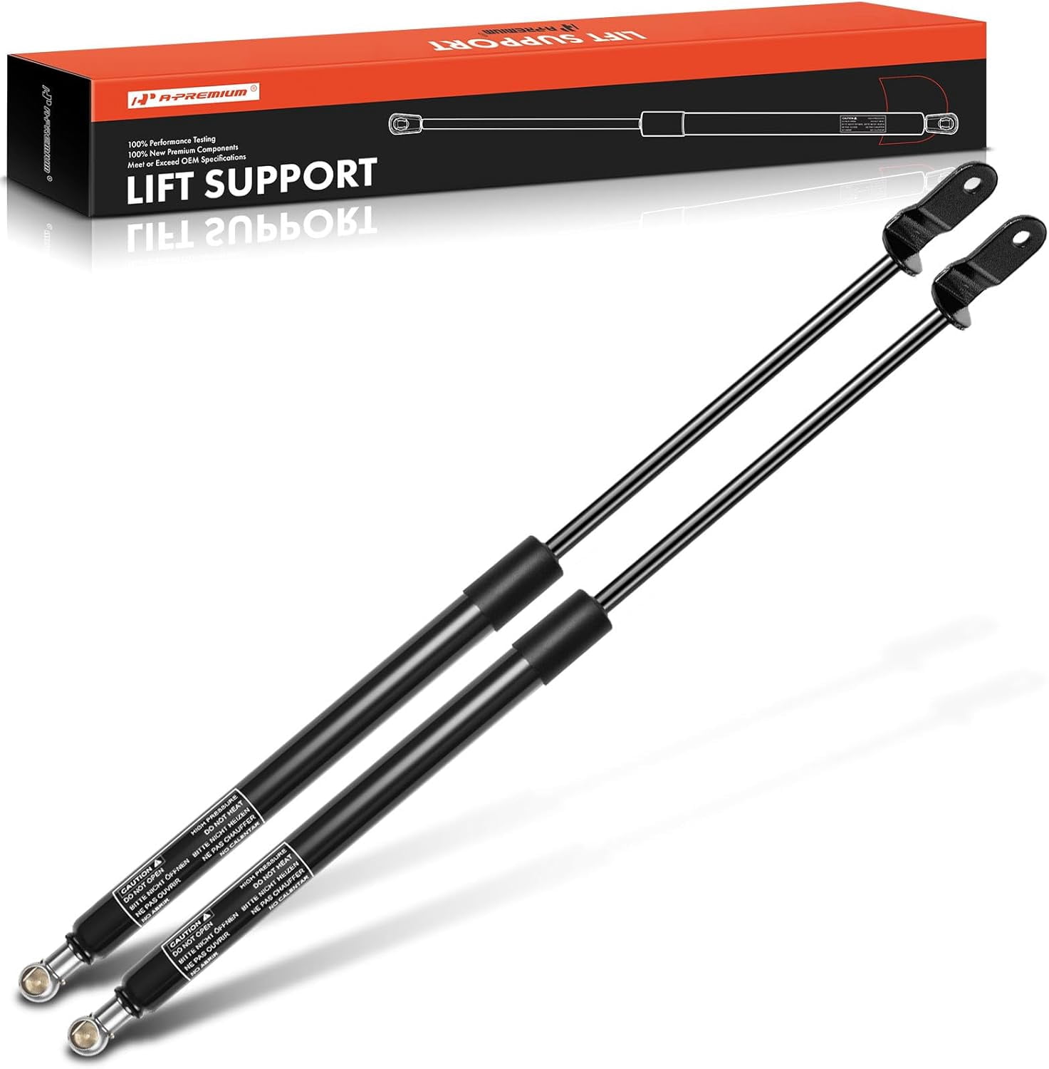 A-Premium Front Hood Lift Supports Shock Struts Compatible with Select Subaru Models - SVX 1992-1997, Coupe 2-Door - Replace# PM1040, 57251PA000(2PC Set)