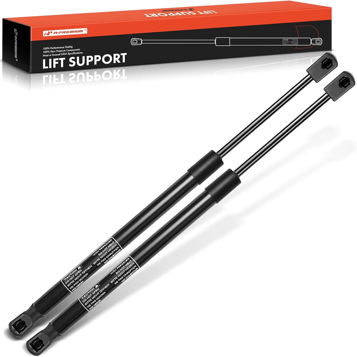 A-Premium Front Hood Lift Supports Shock Struts Compatible with Buick Park Avenue 1997-2005 2-PC Set