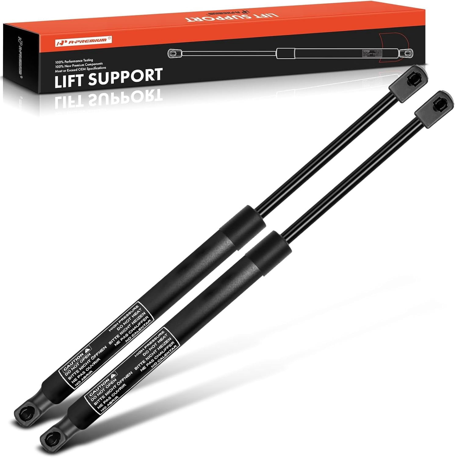 A-Premium Front Hood Lift Supports Shock Struts Compatible with Ford Taurus 2007-2009 Mercury Sable 2008-2009 Montego 2007 2-PC Set