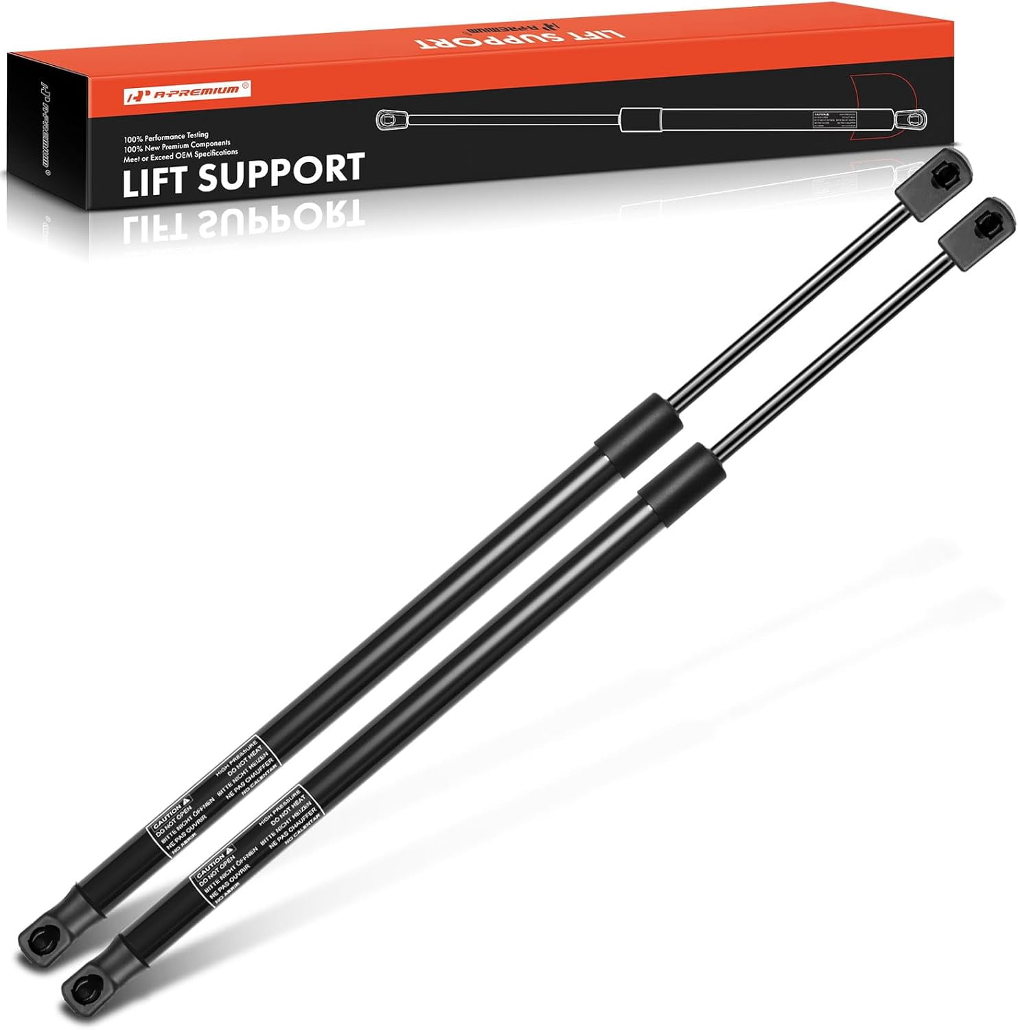 A-Premium Front Hood Lift Supports Shock Struts Compatible with Lincoln Mark VIII 1997-1998 2-PC Set