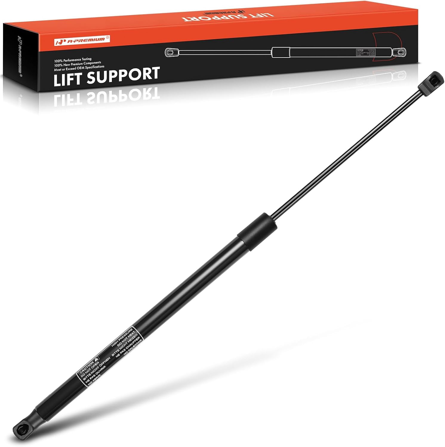 A-Premium Front Hood Lift Supports Shock Struts Compatible with Volkswagen 2010-2014 Golf 2010-2012 Golf City 2010