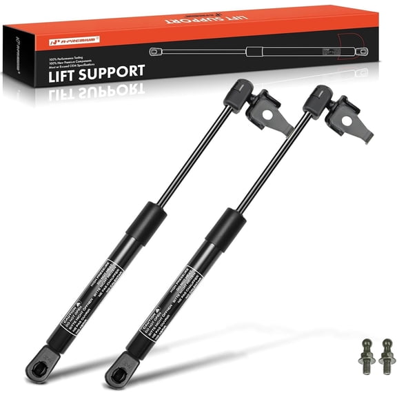 A-Premium Front Hood Struts Lift Supports Shocks Compatible with Compatible with Toyota & Lexus Models - Camry/ES300, 1997 1998 1999 2000 2001 Sedan, (Camry Excluding Japan Built Vehicle), 2-PC Set