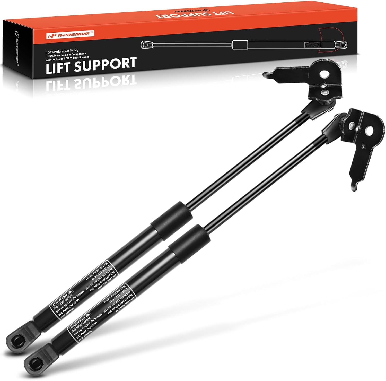 A-Premium Front Hood Lift Supports Struts Shocks Compatible with Select Toyota Models - Solara 1999 2000 2001 2002 2003 Coupe/Convertible - Replace# 5344006030, 5344009050(2PC Set)
