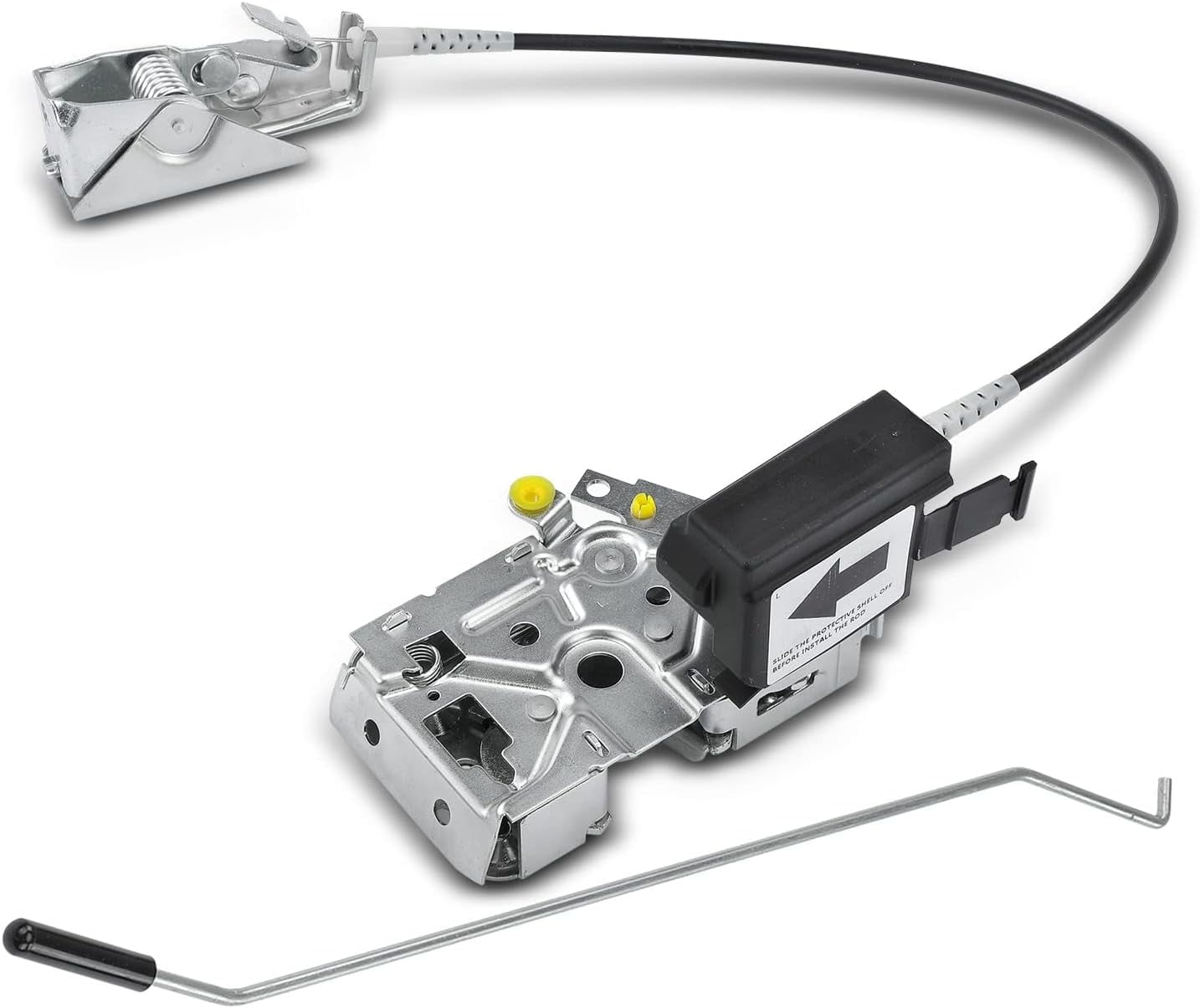 A-Premium Front Left Door Latch Assembly w/Cable Compatible with