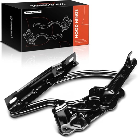 A-Premium Front Left Driver Hood Hinge Compatible with Chevrolet Malibu/Chevelle/El Camino 1964, Impala/Bel Air Biscayne 1963-1964, Chevy II 1963-1965 & Pontiac GTO & Oldsmobile 442, Cutlass, F85