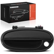A-Premium Front Left Driver Side Exterior Door Handle Compatible with Chevrolet Spark 2006 2007 2008 2009, Smooth Black, Replace# 96601472S