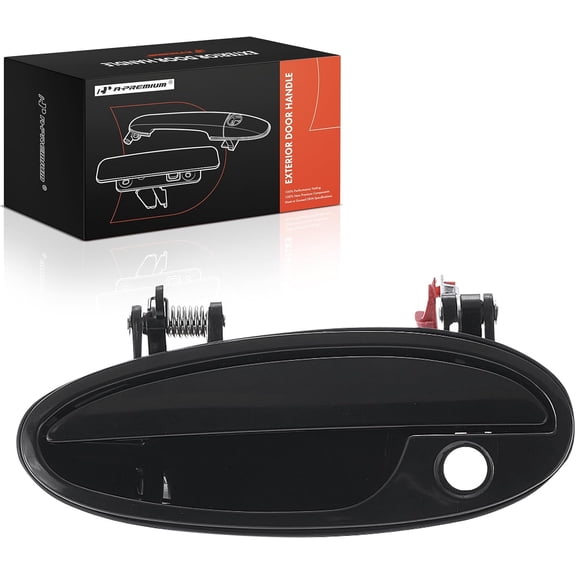 A-Premium Front Left Driver Side Exterior Door Handle with Keyhole Compatible with Chevrolet Malibu, Impala, Classic, Monte Carlo & Buick Regal & Oldsmobile Intrigue & Pontiac Grand Prix