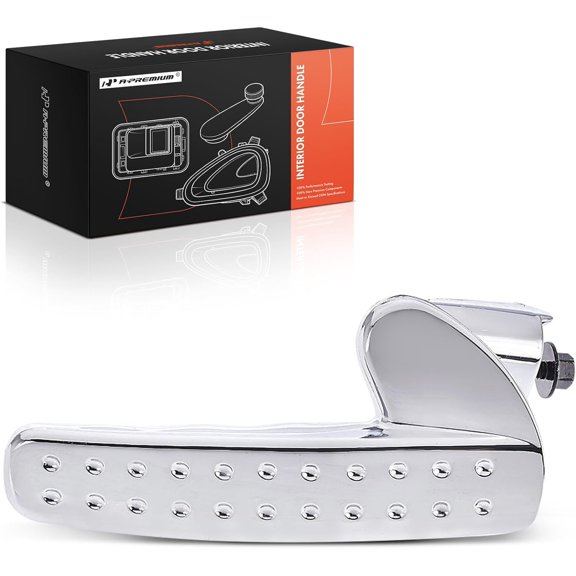 A-Premium Front Left Driver Side Interior Door Handle Compatible with Freightliner 108SD 2012-2013, Cascadia 2008-2013, Condor 2005-2007, Coronado 2010-2013, M2 100 2003-2006, M2 106, M2 112, Chrome